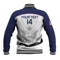 Custom United States Rugby Baseball Jacket 2024 Go Champions Eagles - Wonder Print Shop