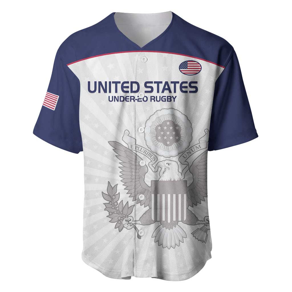 Custom United States Rugby Baseball Jersey 2024 Go Champions Eagles - Wonder Print Shop