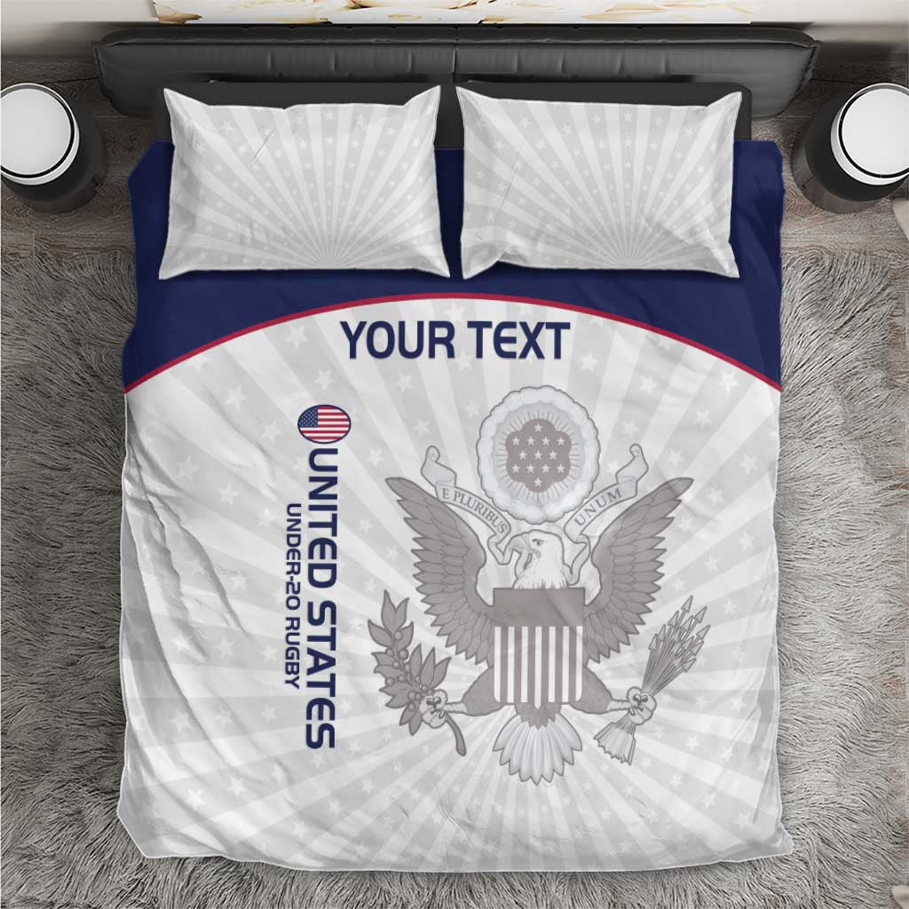 Custom United States Rugby Bedding Set 2024 Go Champions Eagles - Wonder Print Shop
