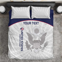 Custom United States Rugby Bedding Set 2024 Go Champions Eagles - Wonder Print Shop