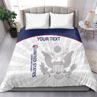 Custom United States Rugby Bedding Set 2024 Go Champions Eagles - Wonder Print Shop