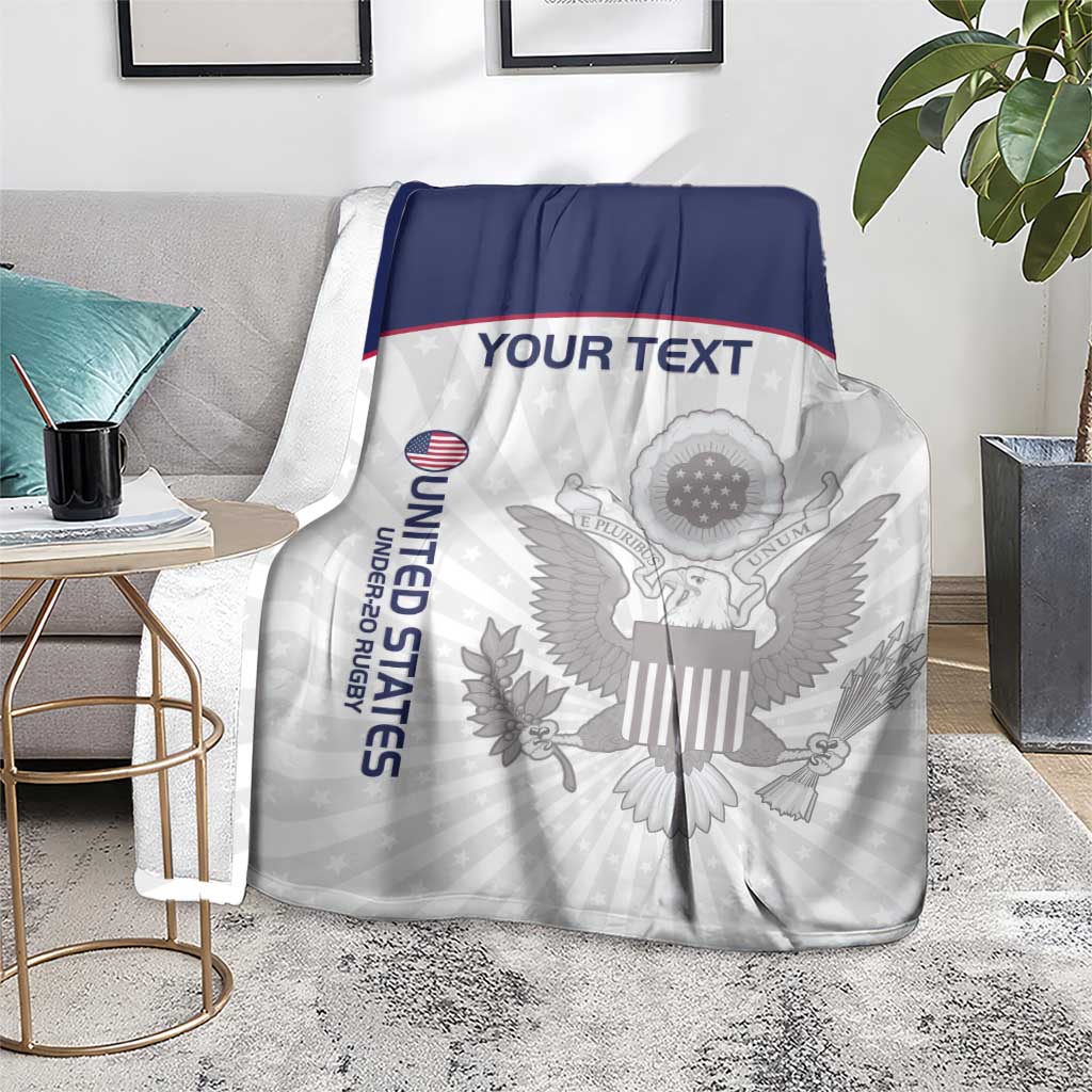 Custom United States Rugby Blanket 2024 Go Champions Eagles