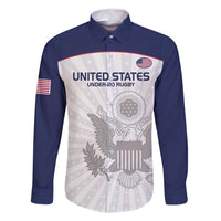 Custom United States Rugby Family Matching Mermaid Dress and Hawaiian Shirt 2024 Go Champions Eagles - Wonder Print Shop