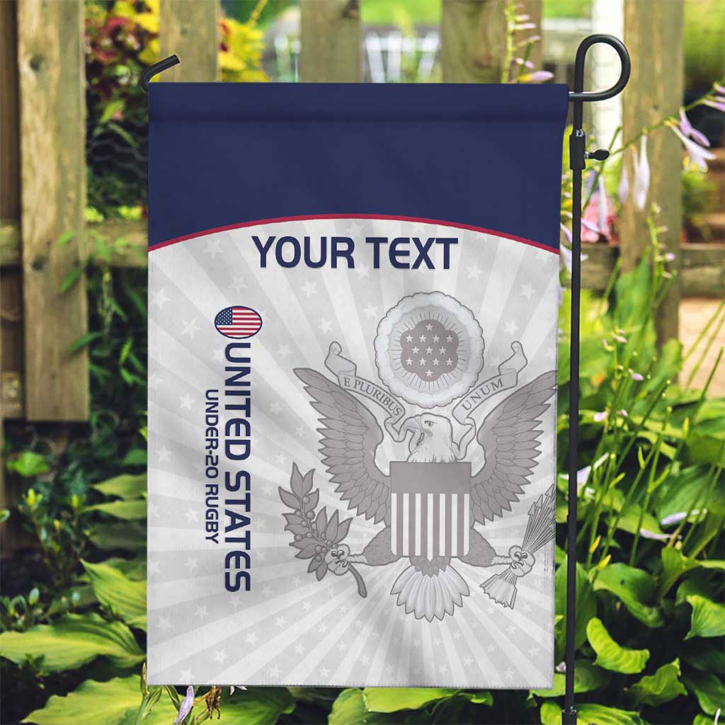 Custom United States Rugby Garden Flag 2024 Go Champions Eagles - Wonder Print Shop