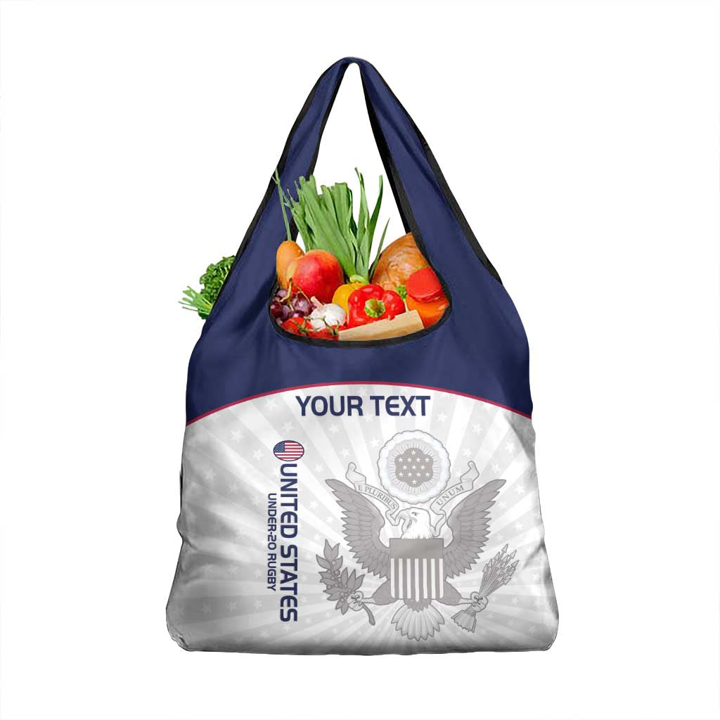 Custom United States Rugby Grocery Bag Go Champions Eagles