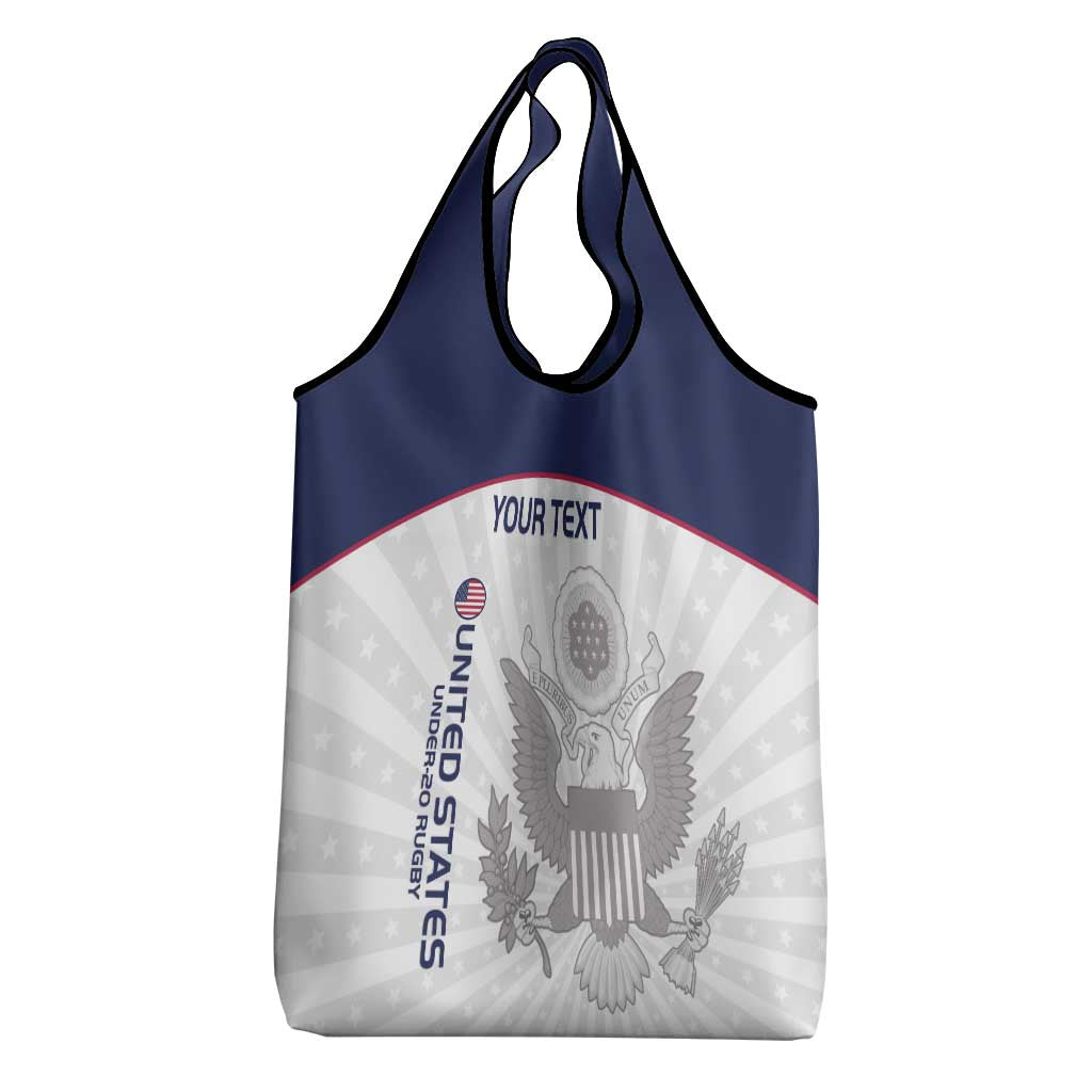 Custom United States Rugby Grocery Bag Go Champions Eagles