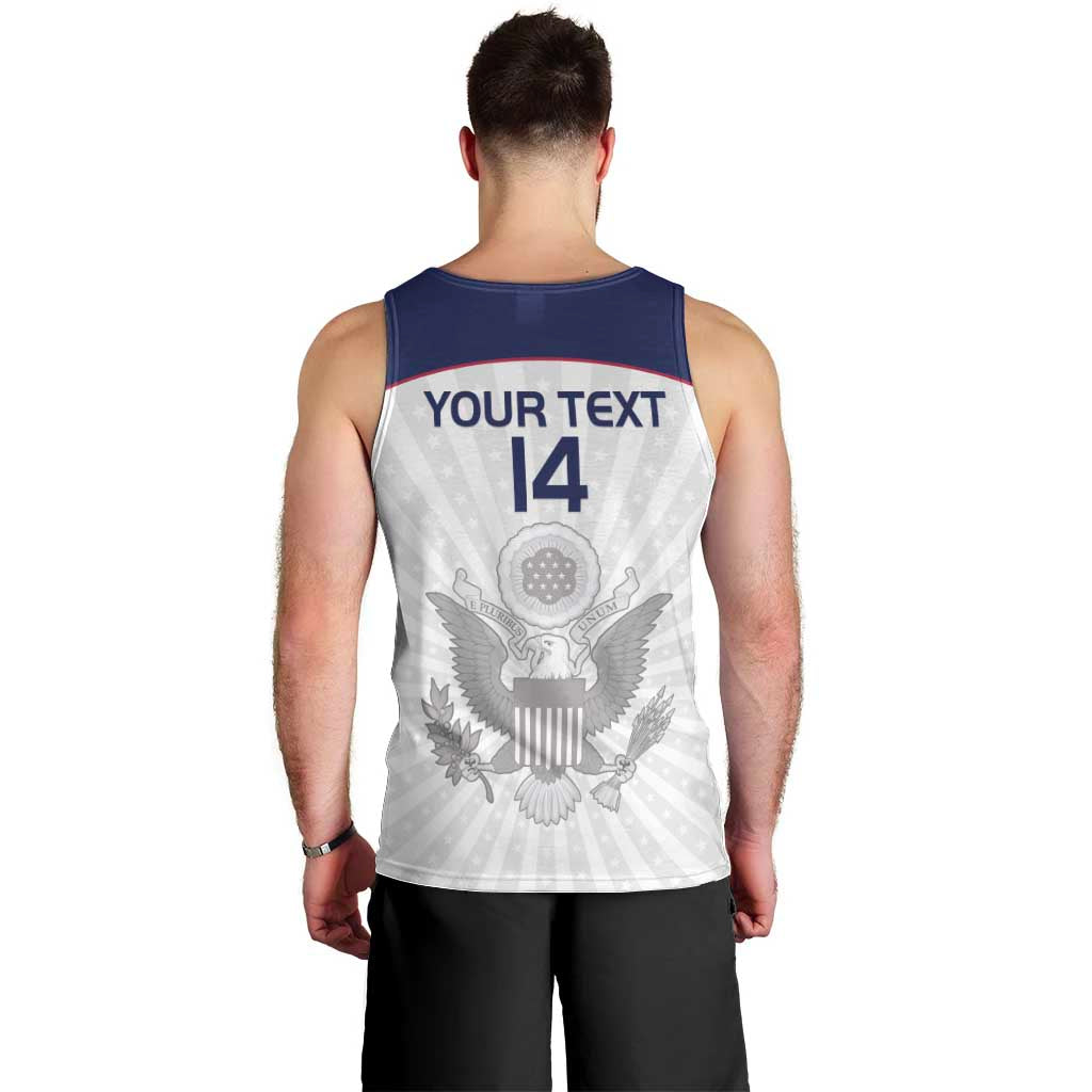 Custom United States Rugby Men Tank Top 2024 Go Champions Eagles - Wonder Print Shop