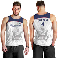 Custom United States Rugby Men Tank Top 2024 Go Champions Eagles - Wonder Print Shop