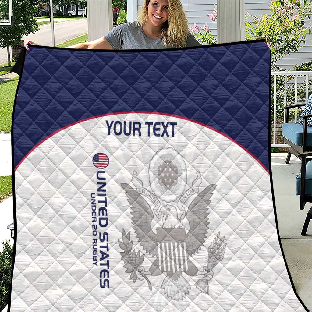 Custom United States Rugby Quilt 2024 Go Champions Eagles - Wonder Print Shop