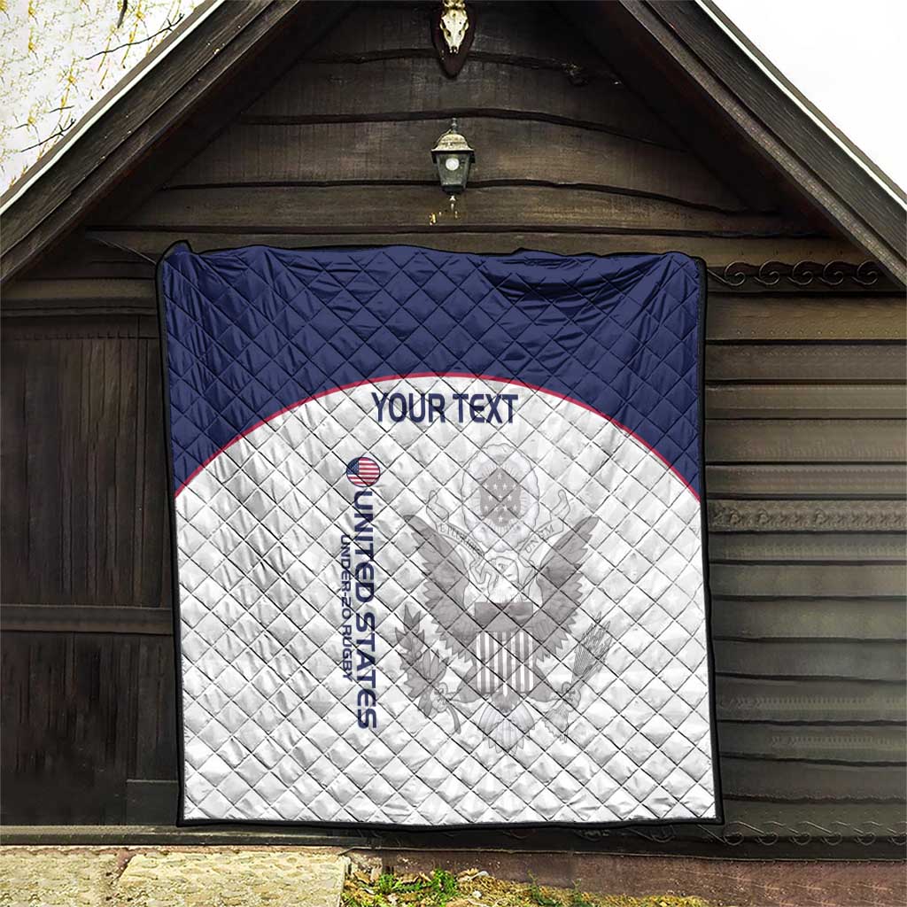 Custom United States Rugby Quilt 2024 Go Champions Eagles - Wonder Print Shop