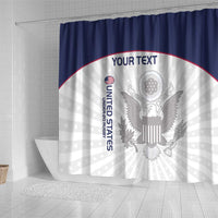 Custom United States Rugby Shower Curtain 2024 Go Champions Eagles