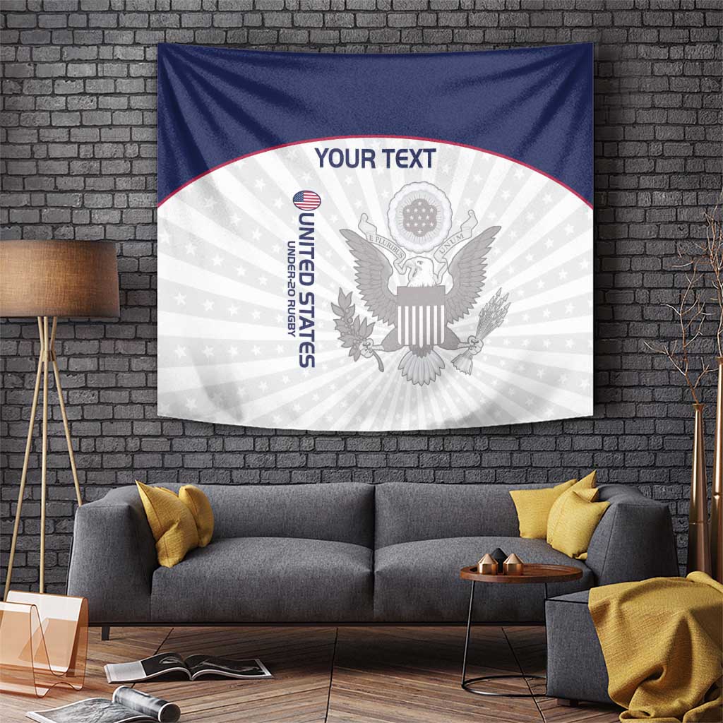 Custom United States Rugby Tapestry 2024 Go Champions Eagles - Wonder Print Shop
