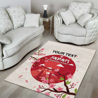 Custom Japan Rugby Area Rug 2024 Go Champions Cherry Blossoms - Wonder Print Shop