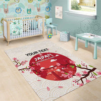 Custom Japan Rugby Area Rug 2024 Go Champions Cherry Blossoms - Wonder Print Shop