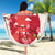 Custom Japan Rugby Beach Blanket 2024 Go Champions Cherry Blossoms - Wonder Print Shop