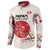 Custom Japan Rugby Button Sweatshirt 2024 Go Champions Cherry Blossoms - Wonder Print Shop
