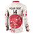 Custom Japan Rugby Button Sweatshirt 2024 Go Champions Cherry Blossoms - Wonder Print Shop
