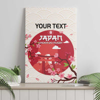 Custom Japan Rugby Canvas Wall Art 2024 Go Champions Cherry Blossoms - Wonder Print Shop