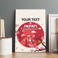 Custom Japan Rugby Canvas Wall Art 2024 Go Champions Cherry Blossoms - Wonder Print Shop