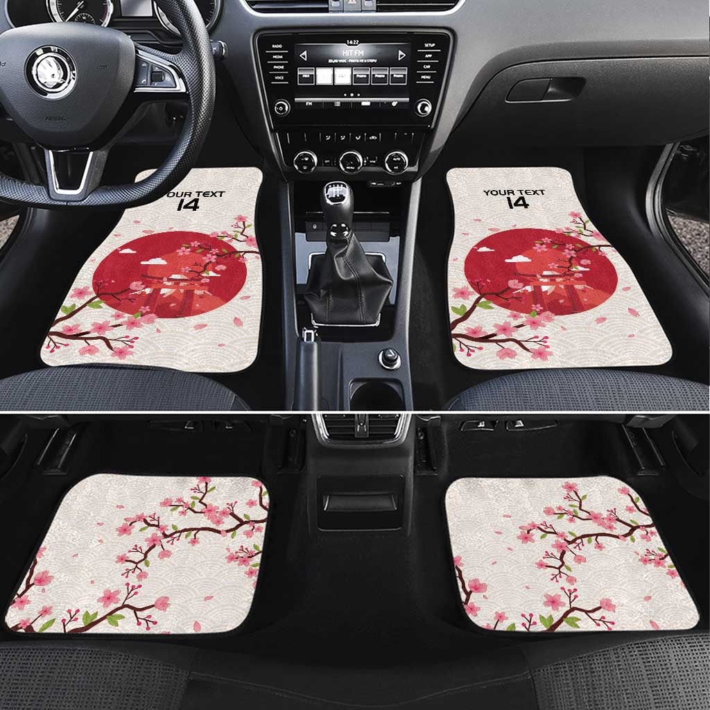 Custom Japan Rugby Car Mats 2024 Go Champions Cherry Blossoms - Wonder Print Shop