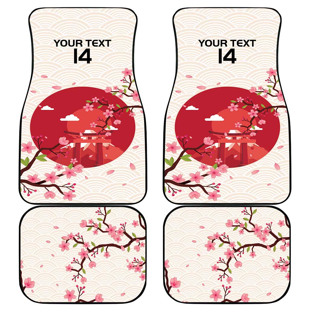 Custom Japan Rugby Car Mats 2024 Go Champions Cherry Blossoms - Wonder Print Shop