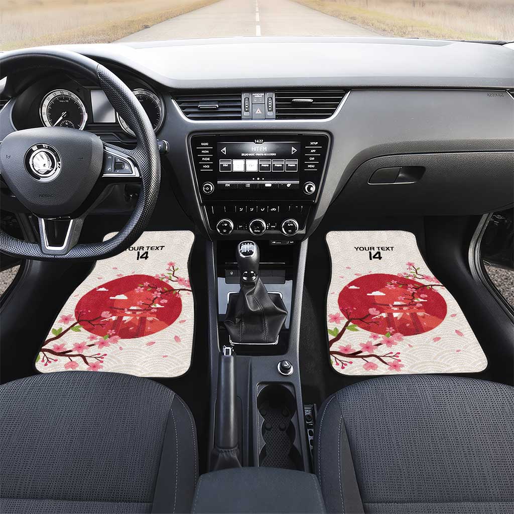 Custom Japan Rugby Car Mats 2024 Go Champions Cherry Blossoms - Wonder Print Shop