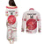 Custom Japan Rugby Couples Matching Puletasi and Long Sleeve Button Shirt 2024 Go Champions Cherry Blossoms - Wonder Print Shop