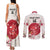 Custom Japan Rugby Couples Matching Tank Maxi Dress and Long Sleeve Button Shirt 2024 Go Champions Cherry Blossoms - Wonder Print Shop
