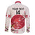 Custom Japan Rugby Family Matching Long Sleeve Bodycon Dress and Hawaiian Shirt 2024 Go Champions Cherry Blossoms - Wonder Print Shop