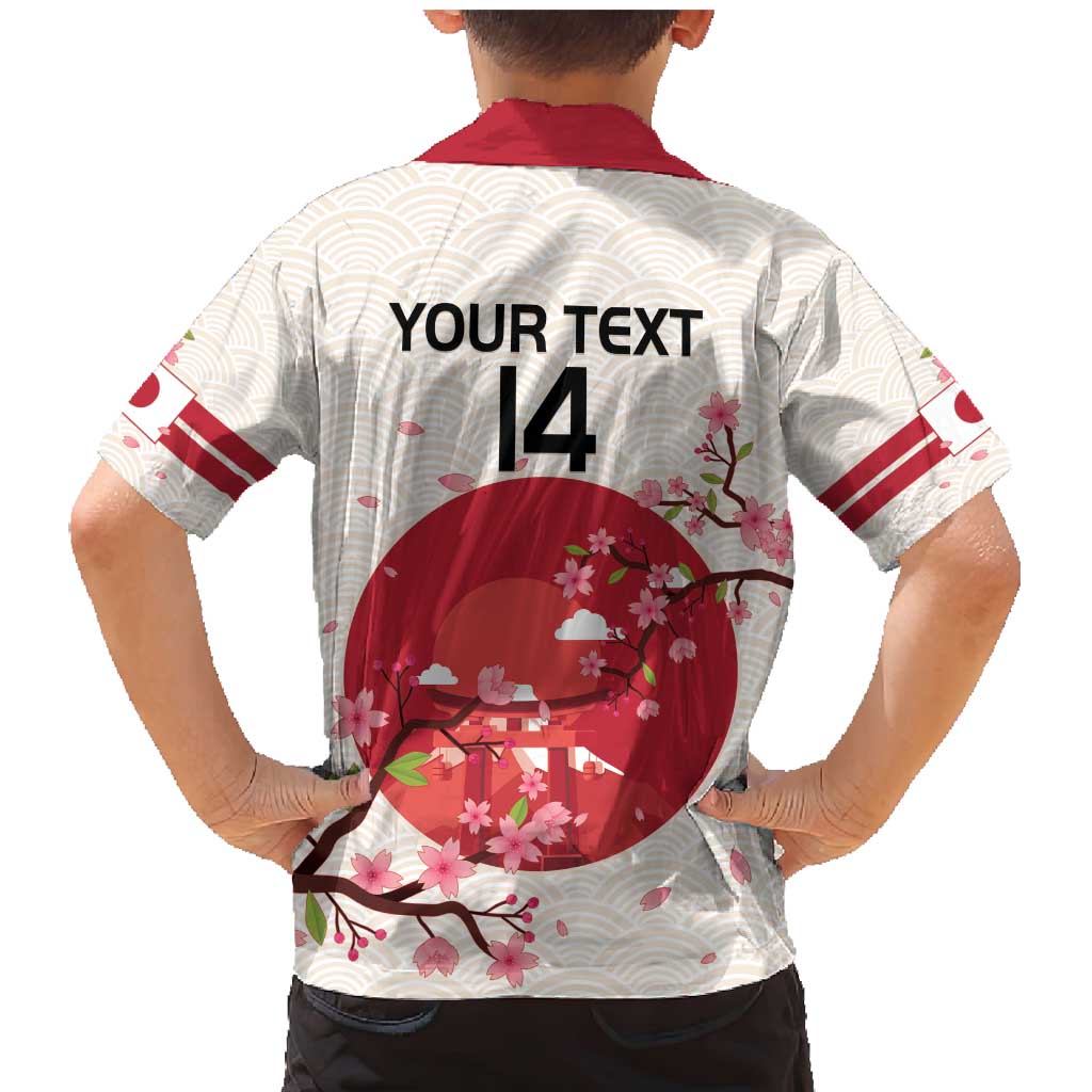 Custom Japan Rugby Family Matching Mermaid Dress and Hawaiian Shirt 2024 Go Champions Cherry Blossoms - Wonder Print Shop