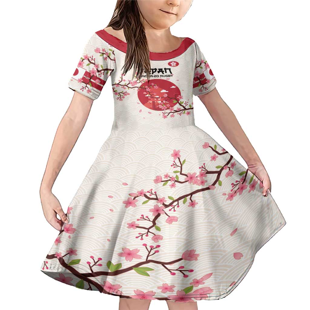 Custom Japan Rugby Family Matching Mermaid Dress and Hawaiian Shirt 2024 Go Champions Cherry Blossoms - Wonder Print Shop