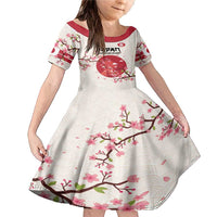 Custom Japan Rugby Family Matching Mermaid Dress and Hawaiian Shirt 2024 Go Champions Cherry Blossoms - Wonder Print Shop
