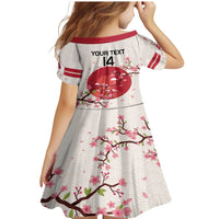 Custom Japan Rugby Family Matching Mermaid Dress and Hawaiian Shirt 2024 Go Champions Cherry Blossoms - Wonder Print Shop