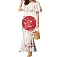 Custom Japan Rugby Family Matching Mermaid Dress and Hawaiian Shirt 2024 Go Champions Cherry Blossoms - Wonder Print Shop