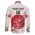 Custom Japan Rugby Family Matching Off The Shoulder Long Sleeve Dress and Hawaiian Shirt 2024 Go Champions Cherry Blossoms - Wonder Print Shop