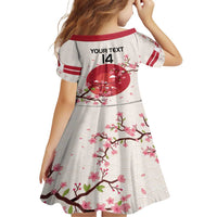 Custom Japan Rugby Family Matching Off Shoulder Maxi Dress and Hawaiian Shirt 2024 Go Champions Cherry Blossoms - Wonder Print Shop