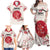 Custom Japan Rugby Family Matching Off Shoulder Maxi Dress and Hawaiian Shirt 2024 Go Champions Cherry Blossoms - Wonder Print Shop