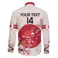 Custom Japan Rugby Family Matching Off Shoulder Maxi Dress and Hawaiian Shirt 2024 Go Champions Cherry Blossoms - Wonder Print Shop