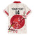 Custom Japan Rugby Family Matching Short Sleeve Bodycon Dress and Hawaiian Shirt 2024 Go Champions Cherry Blossoms - Wonder Print Shop