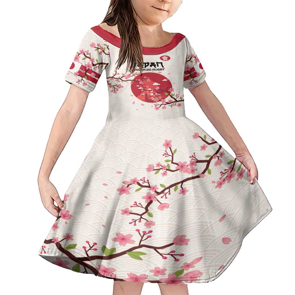 Custom Japan Rugby Family Matching Summer Maxi Dress and Hawaiian Shirt 2024 Go Champions Cherry Blossoms - Wonder Print Shop