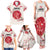 Custom Japan Rugby Family Matching Tank Maxi Dress and Hawaiian Shirt 2024 Go Champions Cherry Blossoms - Wonder Print Shop