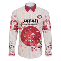 Custom Japan Rugby Family Matching Tank Maxi Dress and Hawaiian Shirt 2024 Go Champions Cherry Blossoms - Wonder Print Shop