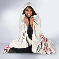 Custom Japan Rugby Hooded Blanket 2024 Go Champions Cherry Blossoms