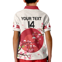 Custom Japan Rugby Kid Polo Shirt 2024 Go Champions Cherry Blossoms - Wonder Print Shop