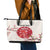 Custom Japan Rugby Leather Tote Bag 2024 Go Champions Cherry Blossoms - Wonder Print Shop