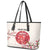 Custom Japan Rugby Leather Tote Bag 2024 Go Champions Cherry Blossoms - Wonder Print Shop