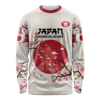 Custom Japan Rugby Long Sleeve Shirt 2024 Go Champions Cherry Blossoms - Wonder Print Shop