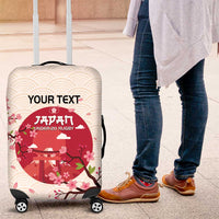 Custom Japan Rugby Luggage Cover 2024 Go Champions Cherry Blossoms - Wonder Print Shop