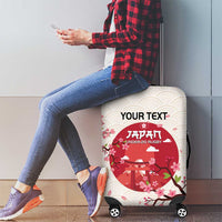 Custom Japan Rugby Luggage Cover 2024 Go Champions Cherry Blossoms - Wonder Print Shop