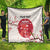 Custom Japan Rugby Quilt 2024 Go Champions Cherry Blossoms - Wonder Print Shop